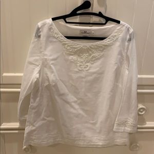 White Vineyard Vines blouse